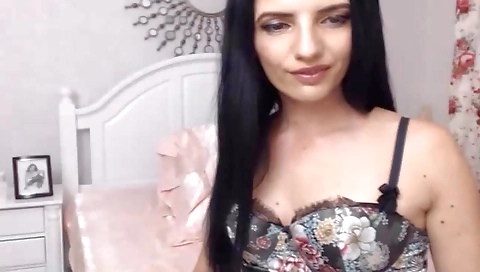 She's aot meas sunflower in black lingerie