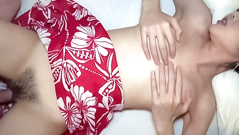 Married asian girl with a perfect ass