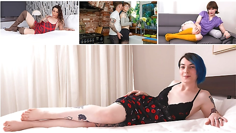 Hot bondage sex with her boyfriend