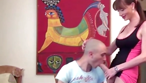 Sexy young chick gets pounded by ao