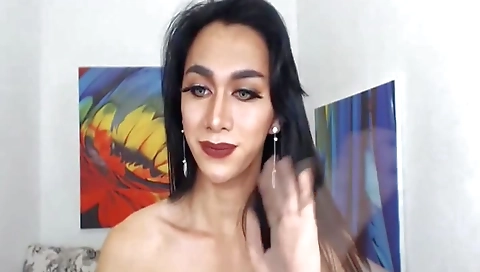 Saucy and her big black cock