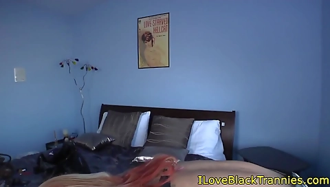 Sexy young blonde slutty sucks off her black whacko something a cock