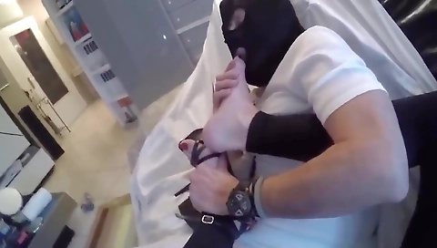 Sexy chick on a hot masturbation